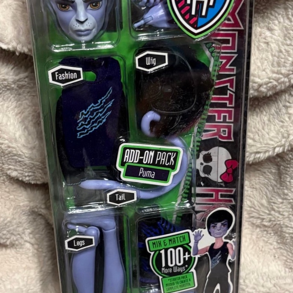 Monster High Add-On Pack with Puma Boy Doll 2011